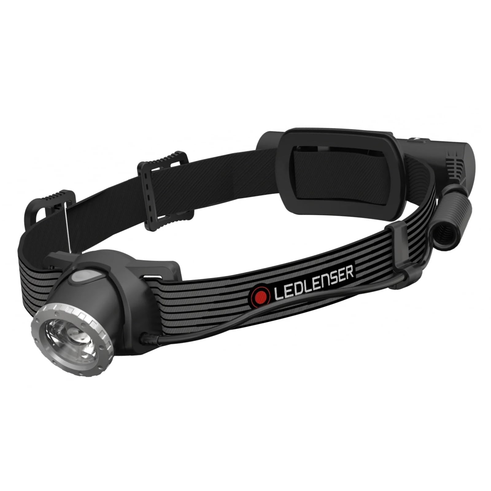 Ledlenser H8R SE LED Stirnlampe | Kopf Lampe 700 Lumen aufladbar | Headlight mit 170 Meter Leuchtweite fokussierbar | 70 Stunden Leuchtdauer | Stirnlampen Set mit Akku, Gürteltasche und USB Kabel von Ledlenser