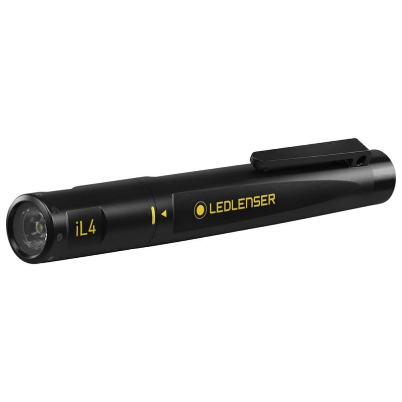 Ledlenser iL4 LED Taschenlampe, explosionsgeschützt, robust, mit Batterien betrieben, Power LED, 80 Lumen, 50 Meter Leuchtweite, 4 Stunden Laufzeit, inkl. Batteriesatz, 1 Stk. von Ledlenser