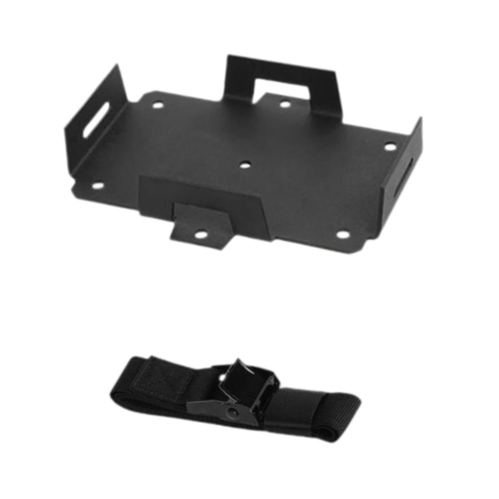 LeeQinersw 12 V/6-15AH Batterie-Montentablett mit festem Gurtbandzubehör 15x12,6 cm Metall für ATV, kompaktes Design von LeeQinersw