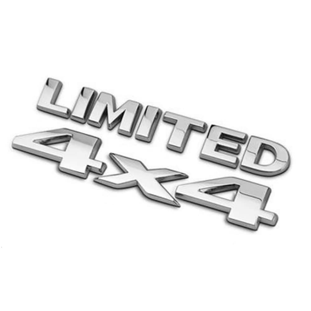 3D-Autoaufkleber LegierungMetall Buchstabe Emblem Abzeichen Aufkleber Deko Karosserie Heckklappe, für Jeep Grand Cherokee Wrangler,B von Leenax Enterprises