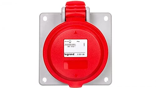 Legrand 555189 Grundlagen für kariert entreejes einheitlichen P17 Pro, 380/415 V ~, 16 A, 3p + N + t-ip 44 von Legrand