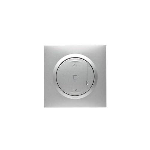 Legrand 600187 Kabellose Steuerung für die angeschlossene Installation Dooxie mit Netatmo mit Platte in Aluminium-Effekt von Legrand