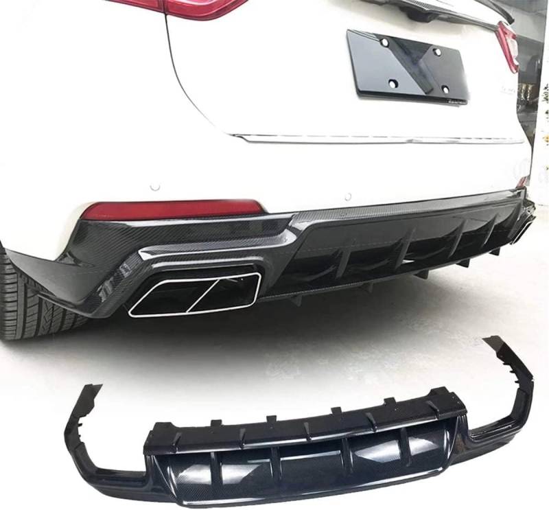 Für Maserati Levante 2016 2017 2018 2019 Hinten diffusor Lip Splltter Stoßstange Wache,Auto Hinten Stoßstange Diffusor Lip Spoiler von LeiBaOF