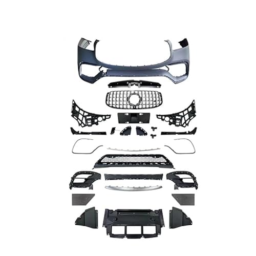Für Mercedes Benz GLS X167 GLS63 AMG 2020- Hinten diffusor Lip Splltter Stoßstange Wache,Auto Hinten Stoßstange Diffusor Lip Spoiler von LeiBaOF