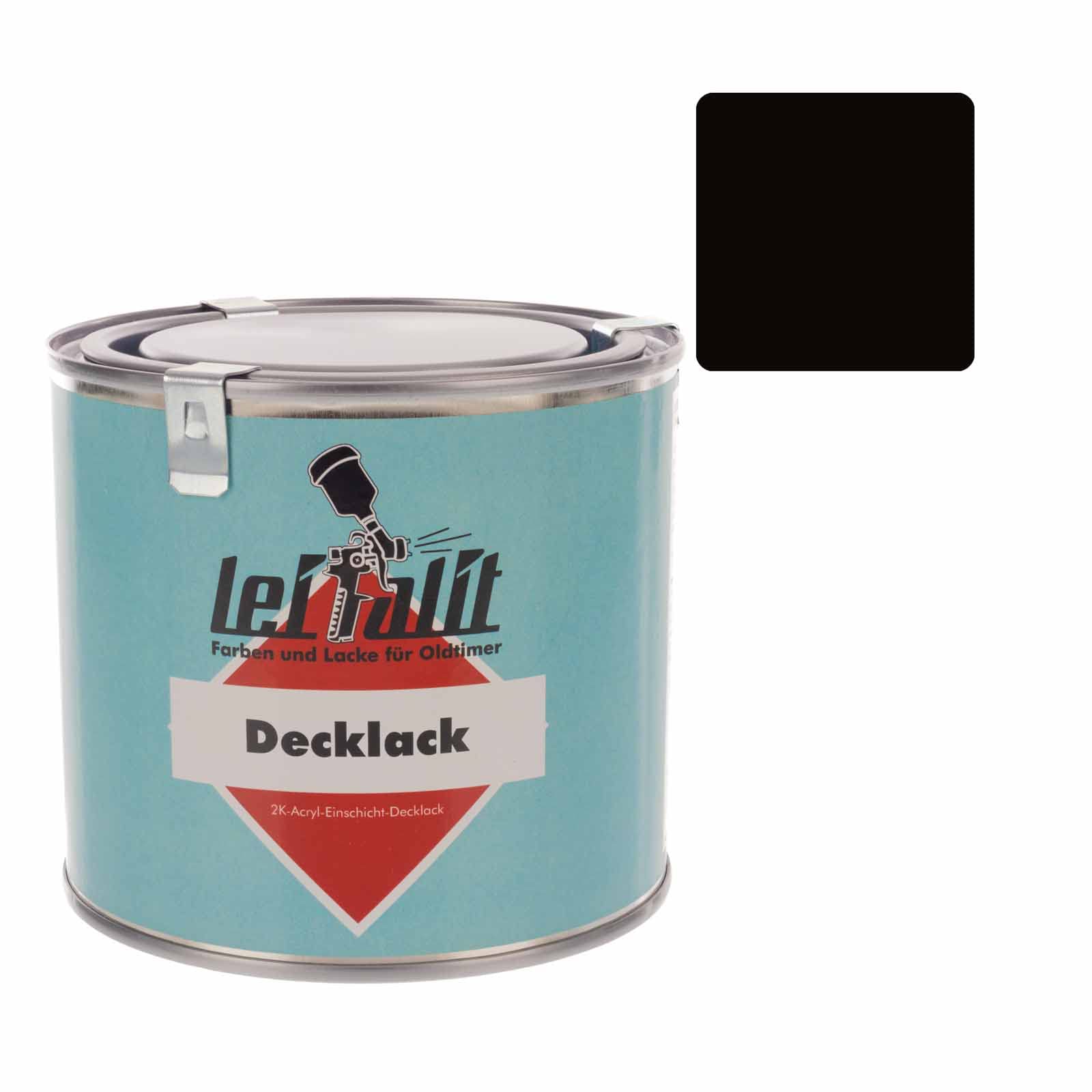 Lackfarbe Leifalit (Premium) schwarz matt für Rahmen 0,5l - Rahmenfarbe - von Leifalit