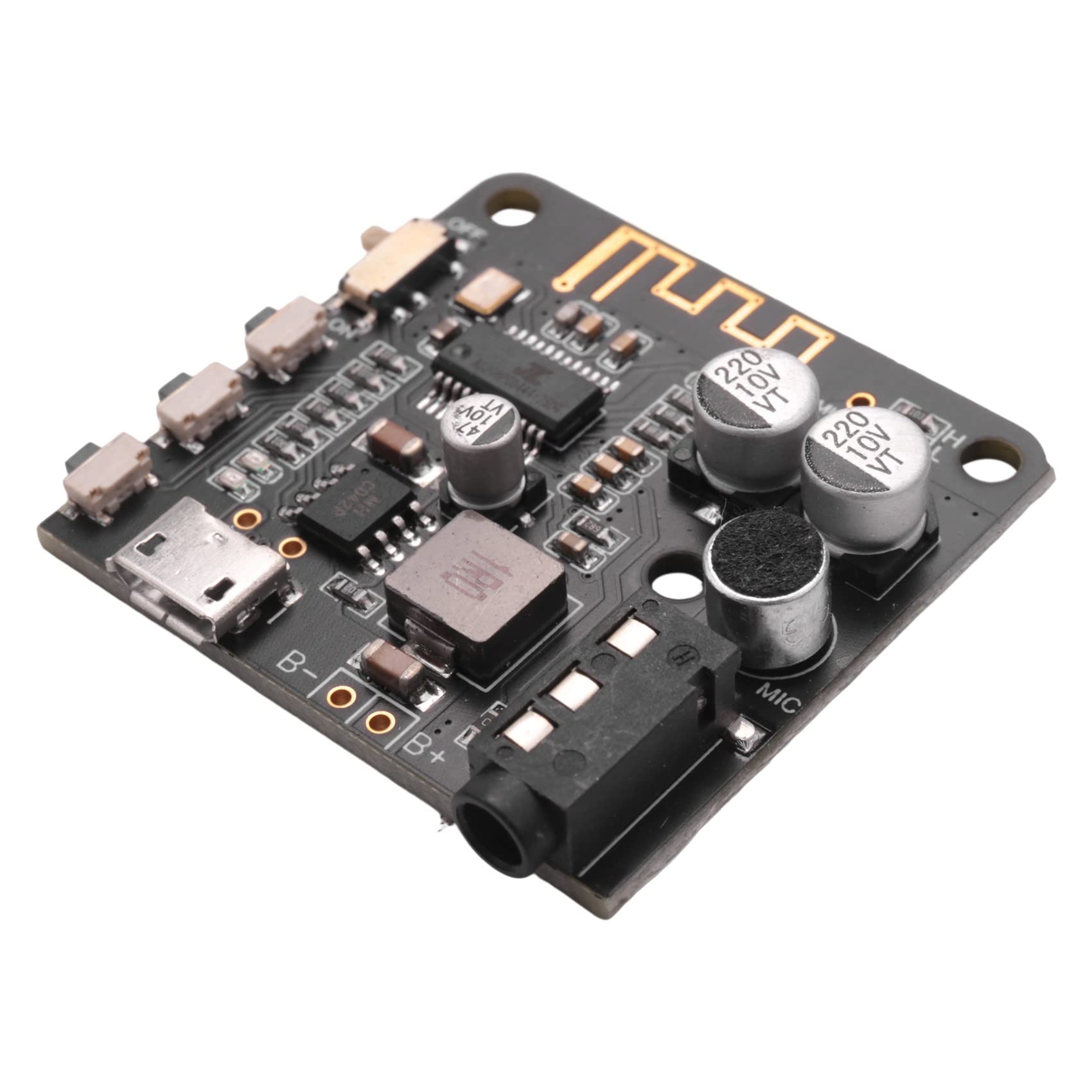 Leihao BT5.0 Audio MP3 Bluetooth Audio Decoder Board Verlust Freie Lautsprecher Audio VerstäRker Platine DIY Audio Receiver Schwarz von Leihao