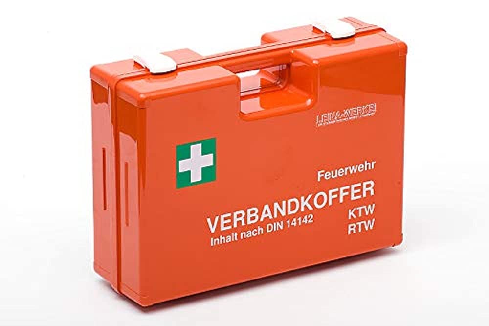 LEINAWERKE 40000 Verbandkoffer für Feuerwehr und Krankenwagen orange 1 Stk. von LEINA-WERKE