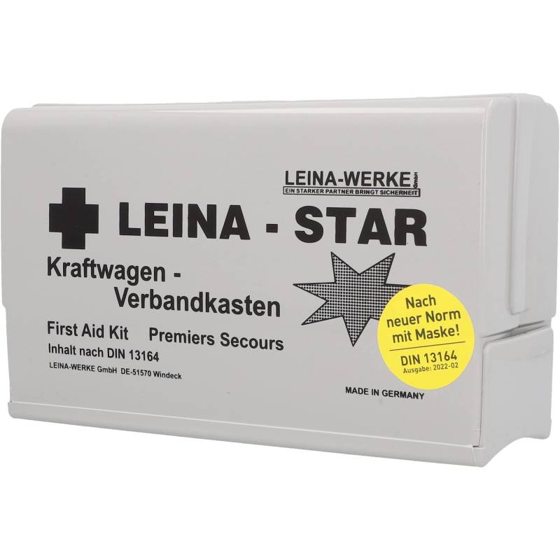 Leina 73600 Verbandkasten DIN 13164 B mit Rettungsdecke von Leina