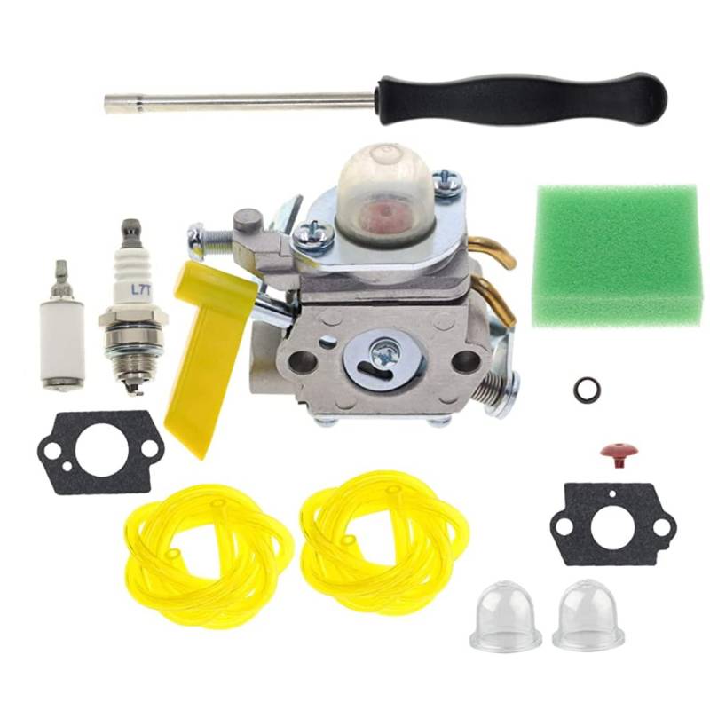 Carburetor Kit, Lawnmover Accessoires, C1U-H60 308054013 308054012 kompatibel mit Homelite 25cc 26CC 30cc String Trimmer Bribünner Binser von LejeMaek