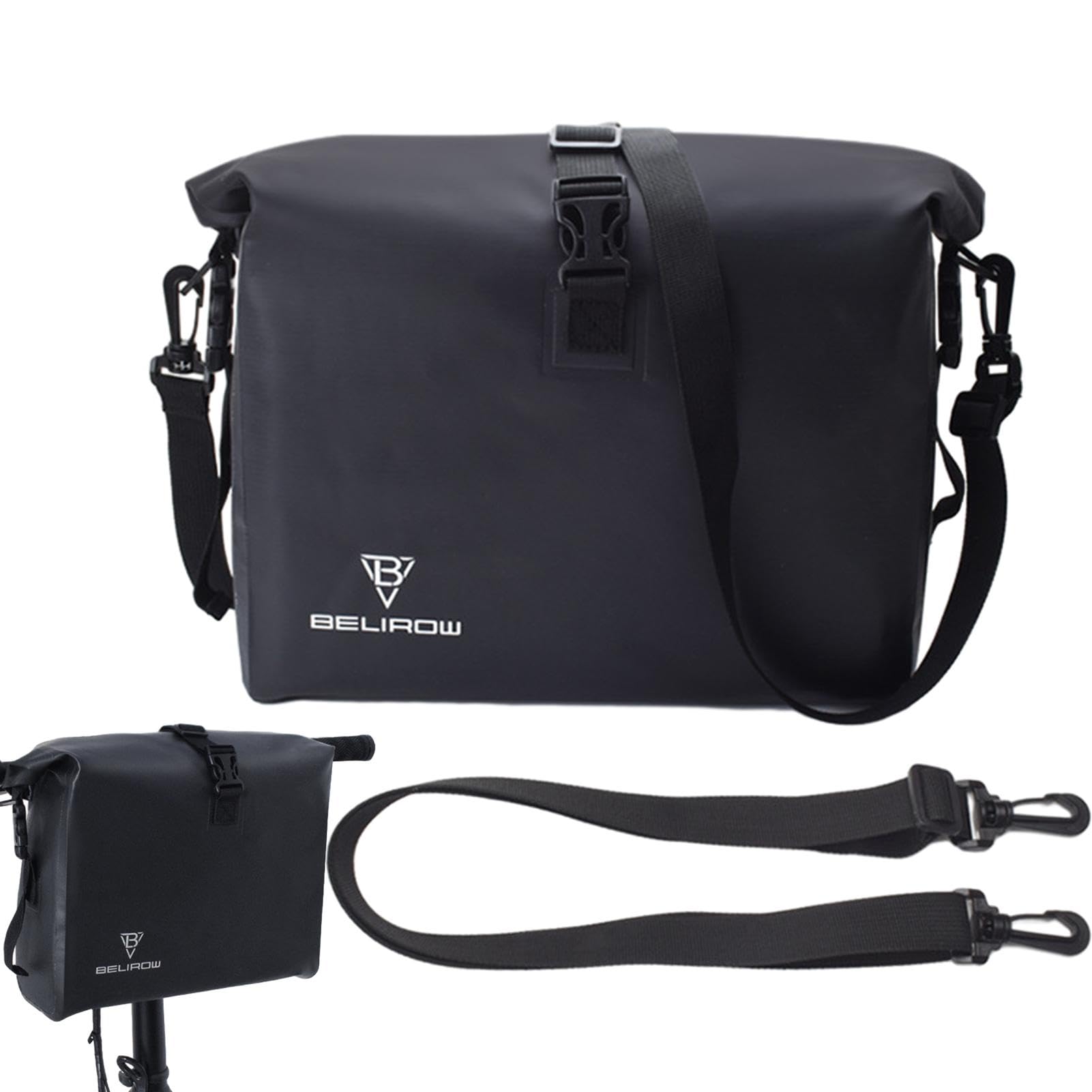 Lembeauty Vordere Lenkertasche,Fahrradlenkertasche | wasserdichte Lenkertasche Crossbar Fahrradtaschen | Große Crossbar-Tasche, multifunktional, lässt Sich in eine Umhängetasche für Fahrräder von Lembeauty