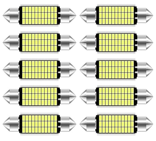 Lenmenvelia41mm Innen Beleuchtung,10Pcs 12V Weiß Innen-/Außenbeleuchtung von Lenmenvelia