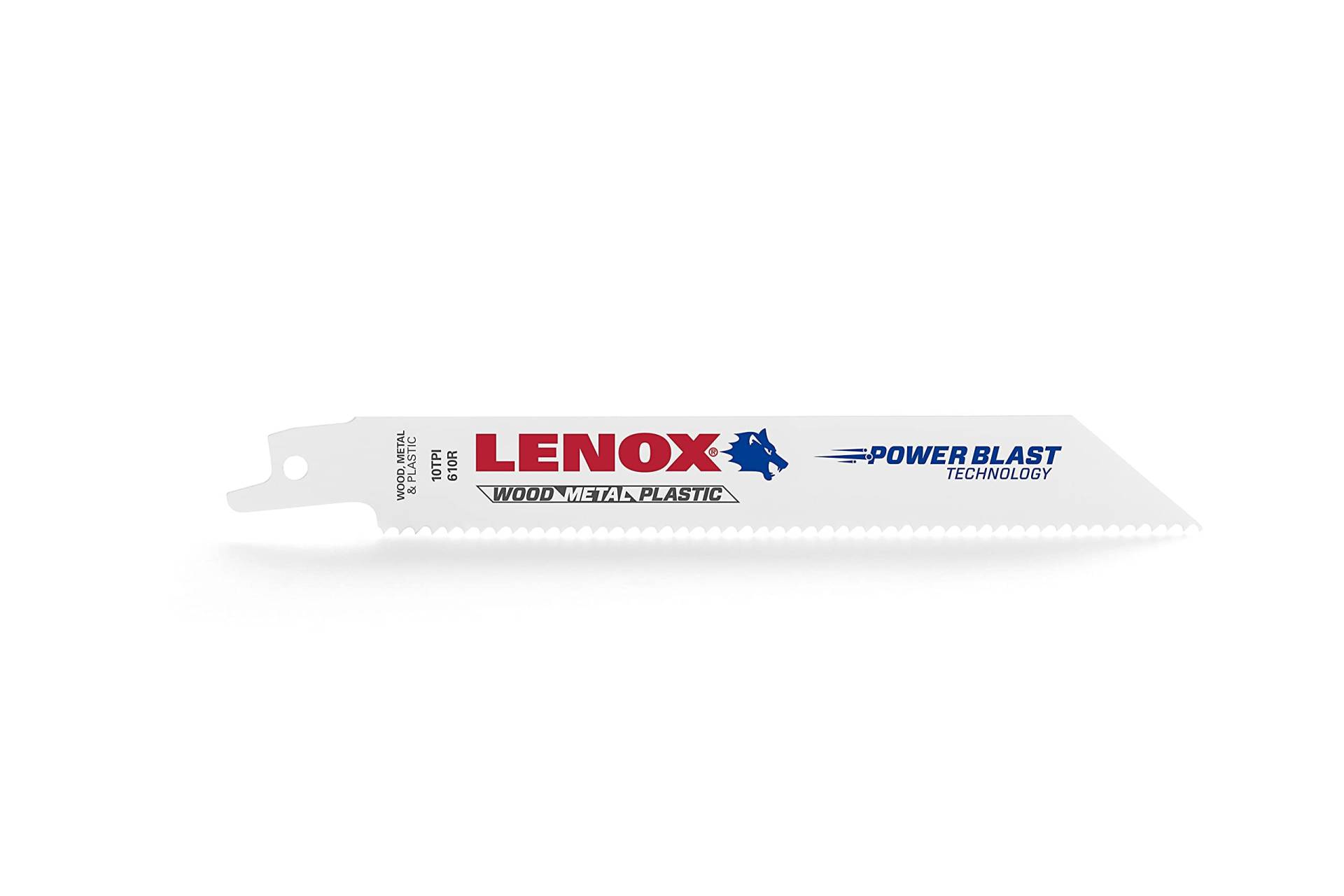 lenox 20564614R BIM-Säbelsägeblatt für mittleres und Dickes Metall 152 x 19 x 0,9mm, 150 mm x 20 mm x 0.9 mm, weiß von LENOX