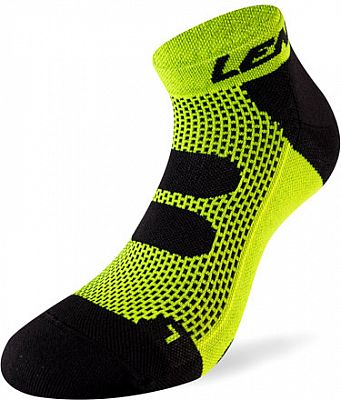 Lenz 5.0 Compression, Socken - Neon-Gelb/Schwarz - 45 EU - 47 EU von Lenz