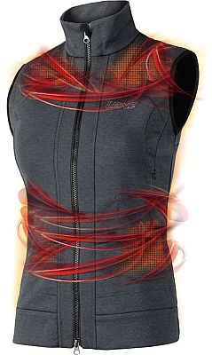 Lenz Heat Vest 2.0, Weste beheizbar Damen - Grau/Schwarz - L von Lenz