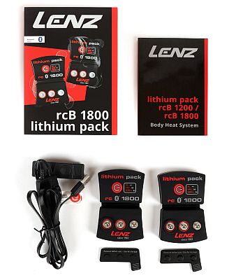 Lenz Lithium Pack rcB 1800, Akku Doppelpack - Schwarz von Lenz