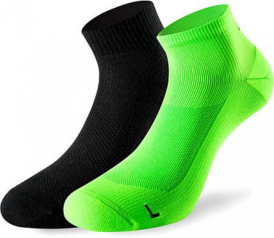 Lenz Running 3.0, Socken - Neon-Grün/Schwarz - 35 EU - 38 EU von Lenz