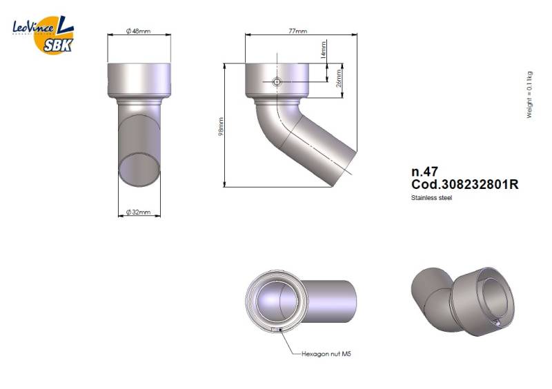 LeoVince DB-Eater No. 47 (für verschiedene Underbody Modelle) von LeoVince