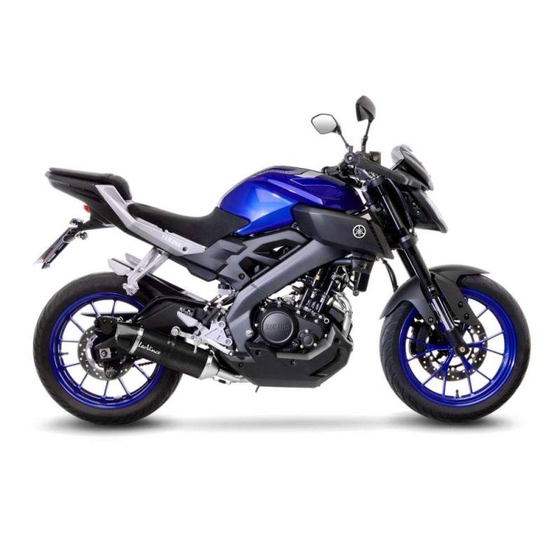 LeoVince Sport Auspuff Komplettanlage LV ONE EVO Carbon Yamaha MT-125 Bj.2017-2019 EURO-4 +Kat +ABE von LeoVince