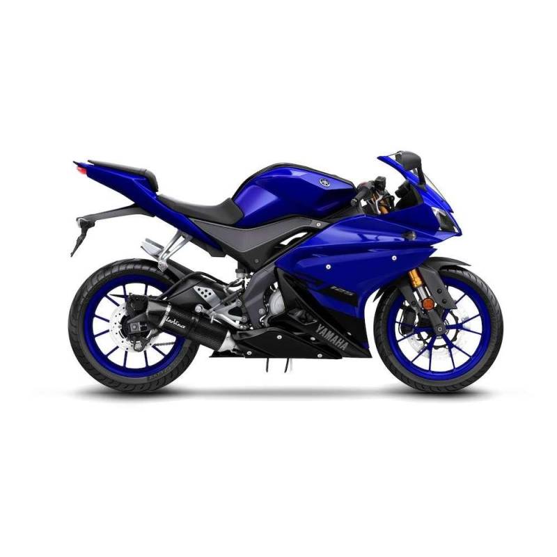 LeoVince Sport Auspuff Komplettanlage LV ONE EVO Carbon Yamaha YZF-R 125 Bj.2017-2018 EURO4 +Kat+ABE von LeoVince