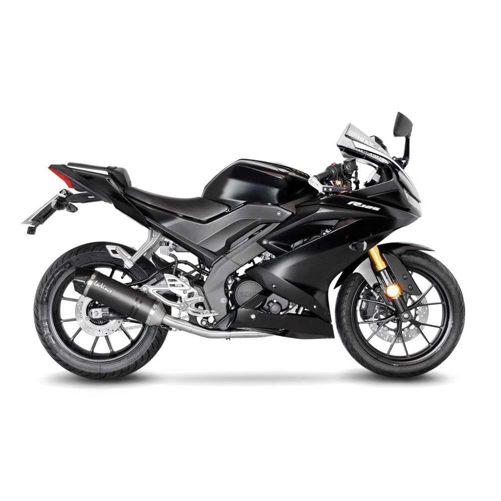 LeoVince Sport Auspuff Komplettanlage LV ONE EVO Carbon Yamaha YZF-R 125 Bj.2019-2020 EURO-4 +Kat von LeoVince