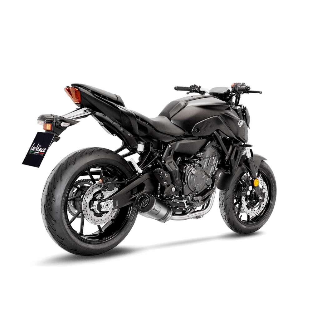 LeoVince Sport Auspuff Komplettanlage LV ONE EVO Edelstahl Yamaha MT-07 Bj.2021-2024 EURO5 /+Kat+ABE von LeoVince