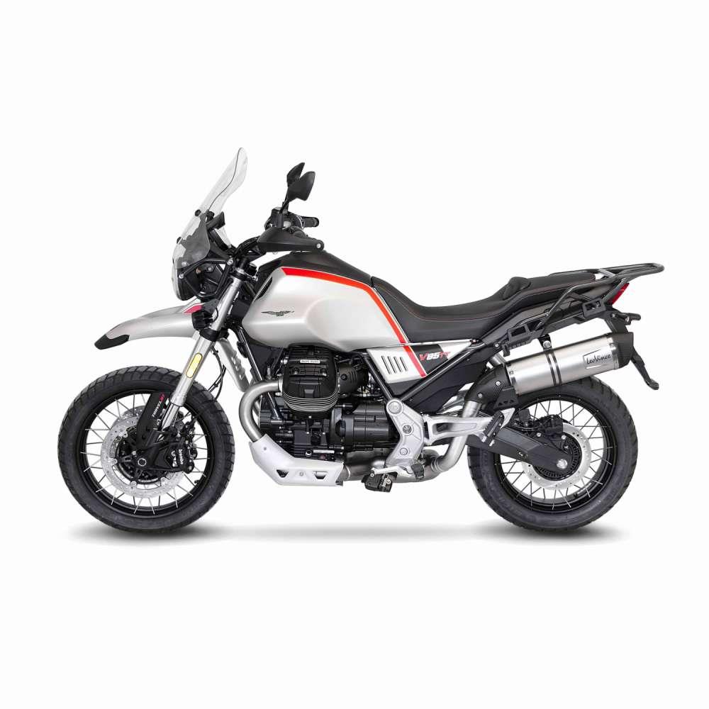 LeoVince Sport Auspuff LV ONE EVO Edelstahl Moto Guzzi V85 TT Bj.2019-2023 EURO-4/EURO-5 +ABE von LeoVince