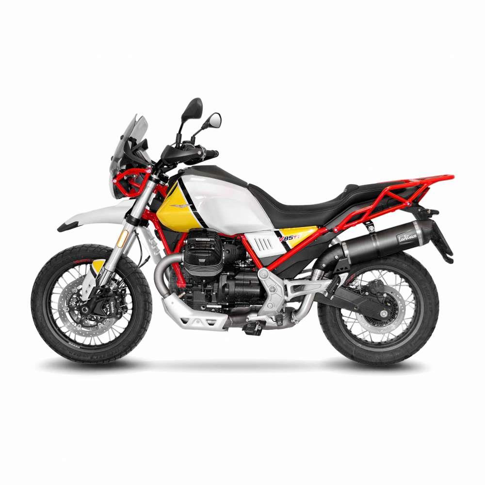 LeoVince Sport Auspuff LV ONE EVO Edition Black Moto Guzzi V85 TT Bj.2019-2023 EURO-4/EURO-5 +ABE von LeoVince