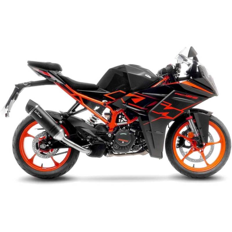 LeoVince Sport Auspuff LV One EVO Carbon KTM RC 125 /390 Bj.2022-2023 EURO5 / ABE / eintragungsfrei von LeoVince