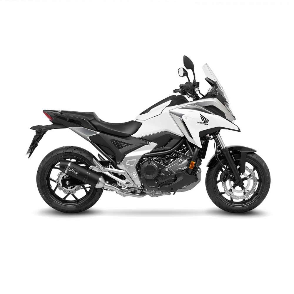 LeoVince Sport Auspuff LV One EVO Edition BLACK Honda NC750 X Bj.2021-2024 EURO5 eintragungsfrei+ABE von LeoVince