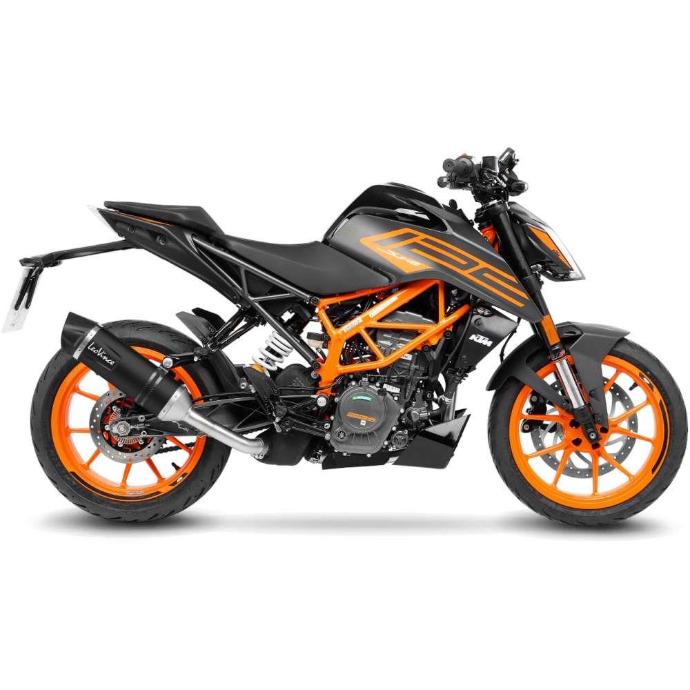 LeoVince Sport Auspuff LV One EVO Edition Black KTM Duke 125 /390 Bj.2021-2023 EURO5 eintragungsfrei von LeoVince