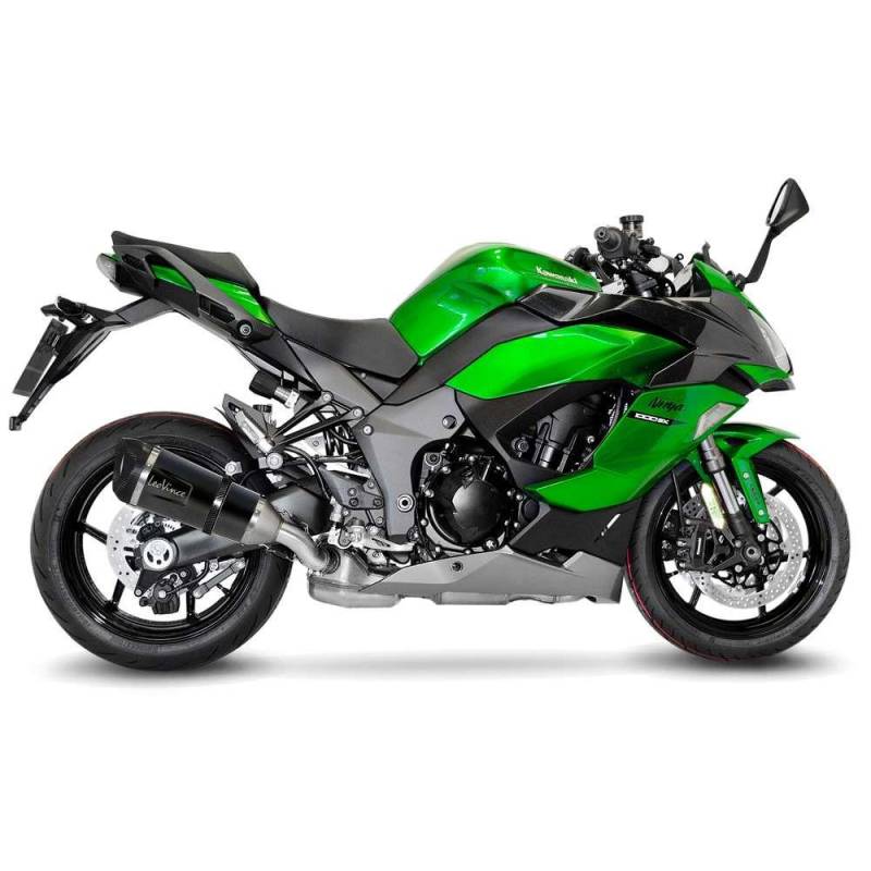 LeoVince Sportauspuff FACTORY S Edition BLACK Kawasaki Ninja 1000 SX /Tourer Bj.2020-2024 +ABE von LeoVince