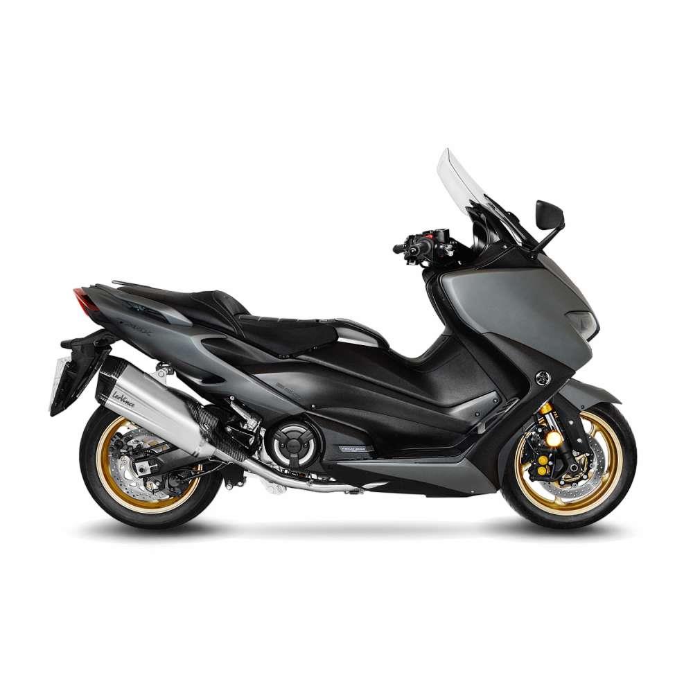 LeoVince Sportauspuff Komplettanlage LV-12 Edelstahl Yamaha T-MAX 560 Bj.2020-2023 EURO5 +Kat/+ABE von LeoVince