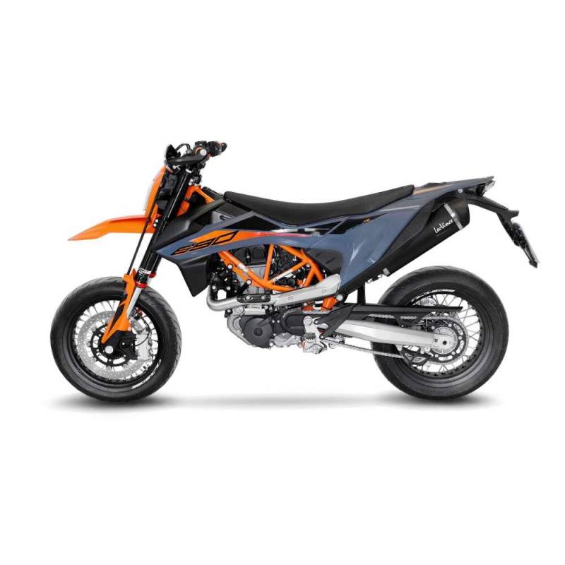 LeoVince Sportauspuff Komplettanlage NERO KTM 690 SMC R/Enduro R Bj.2019-2024 EURO4/EURO5 +Kat +ABE von LeoVince