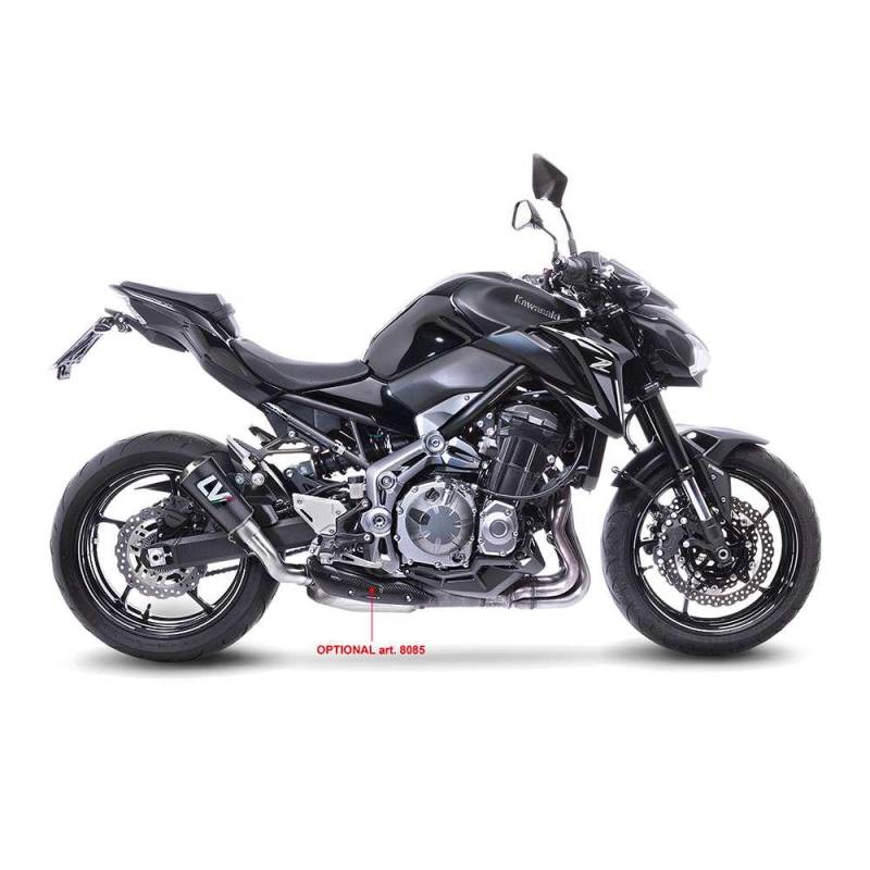 LeoVince Sportauspuff LV-10 CARBON Kawasaki Z 900 A2 (35kW/70kW) Bj.2018-2024 EURO-4/EURO-5 +ABE von LeoVince