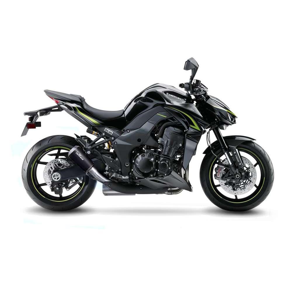 LeoVince Sportauspuff LV-10 Edelstahl BLACK Edition Kawasaki Z 1000 /SX Bj.2017-2020 EURO4 +ABE von LeoVince