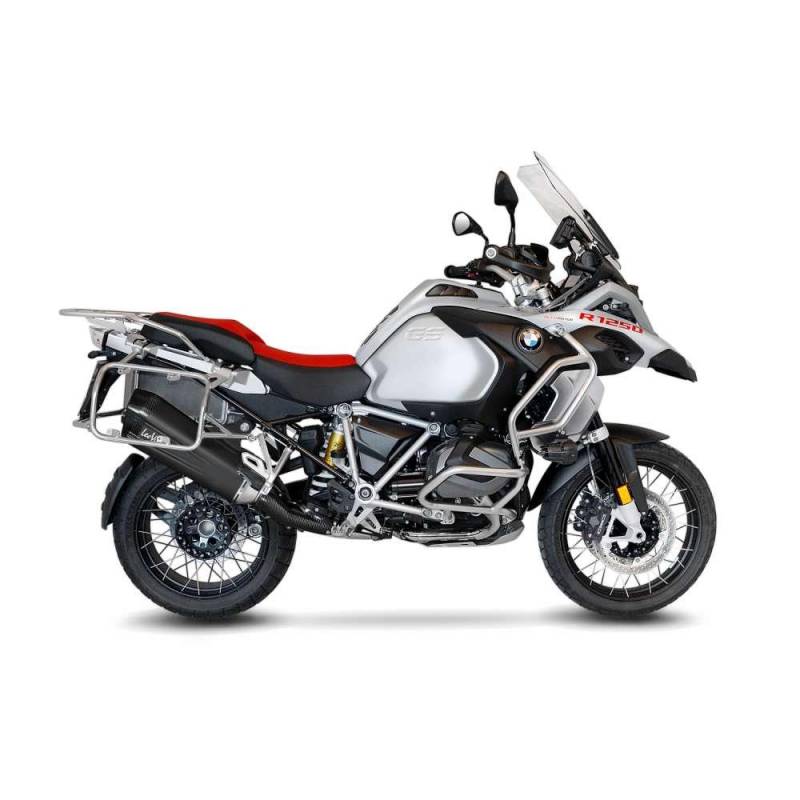 LeoVince Sportauspuff LV-12 Edelstahl BLACK BMW R 1250 GS / Adventure Bj.2019-2023 EURO4/EURO5 +ABE von LeoVince