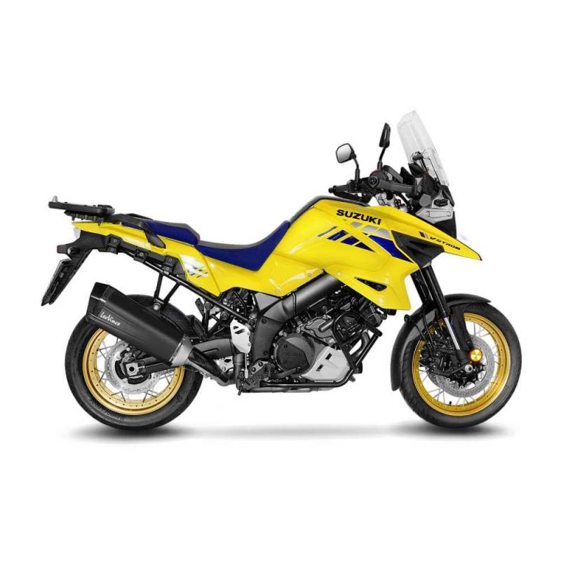 LeoVince Sportauspuff LV-12 Edelstahl BLACK Suzuki V-Strom 1050/XT Bj.2020-2023 EURO-4/EURO-5 + ABE von LeoVince