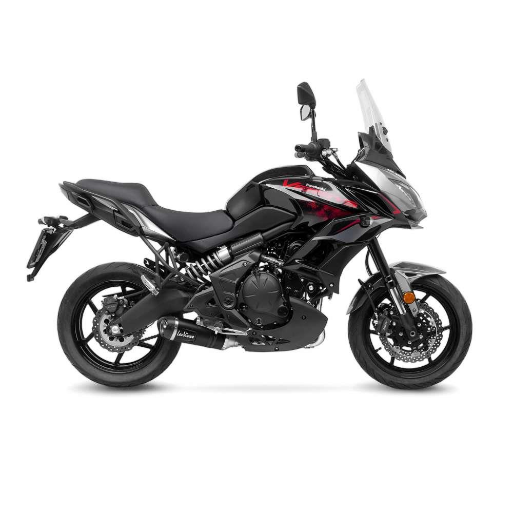 LeoVince Sportauspuff LV One BLACK Komplettanlage Kawasaki Versys/Ninja 650 Bj.2021-2025 ABE/EURO5/+ von LeoVince