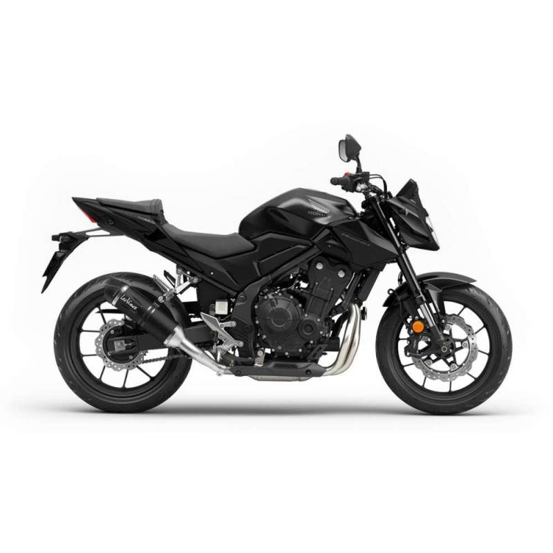 LeoVince Sportauspuff LV One EVO BLACK Edition Honda CB 500 Hornet /NX 500 Bj.2024-2025 EURO5+ /ABE von LeoVince