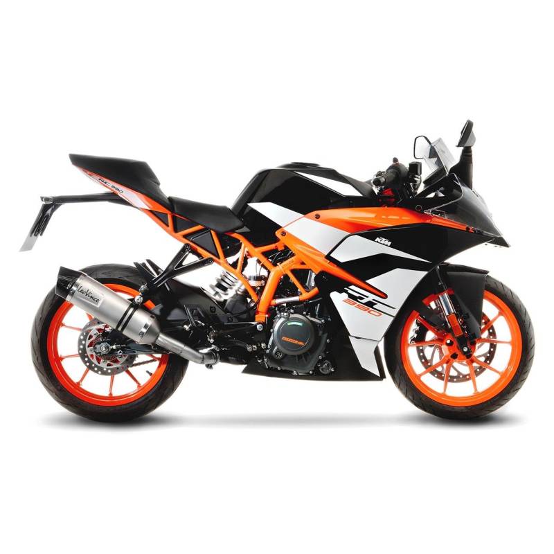 LeoVince Sportauspuff LV One EVO Edelstahl KTM RC 125 / 390 Bj. 2017-2020 EURO4 eintragunsgfrei +ABE von LeoVince