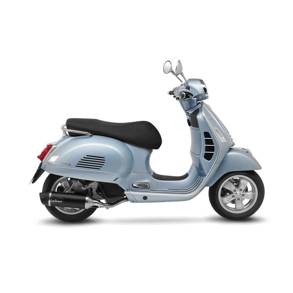 LeoVince Sportauspuff NERO Vespa GTS 125 i.e. / Super IGET Bj. 2021-2024 EURO-5 +Kat eintragungsfrei von LeoVince