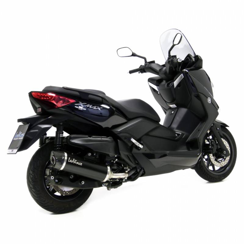 LeoVince Sportauspuff Nero für Yamaha X-MAX 400 Bj. 2013-2016 EURO-3 eintragungsfrei / mit ABE von LeoVince