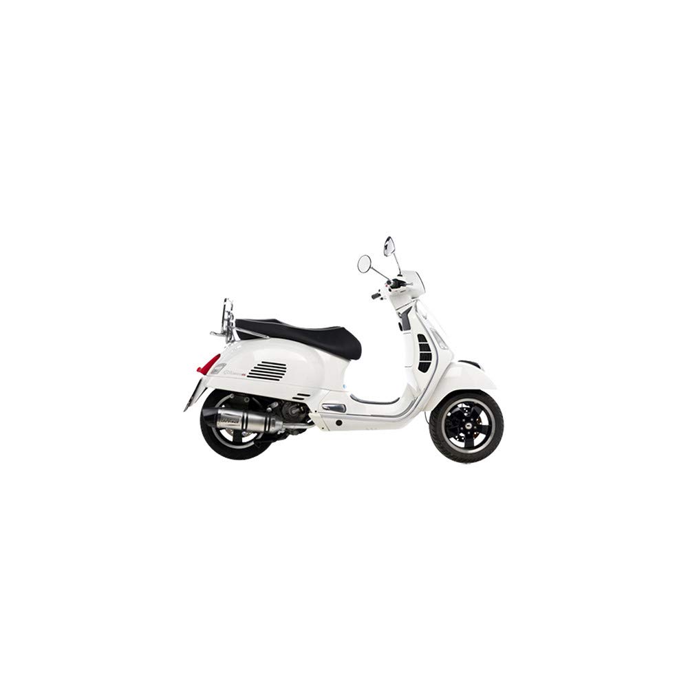 SBK LV ONE EVO PIAGGIO VESPA GTS 125 SUPER/GTS 250/GTV 250/GTV 250 NAVY/GTS 300 SUPER/GTS 300 SUPERSPORT/GTV 300 VIA MONTENAPOLEONE i.e. INOX von LeoVince