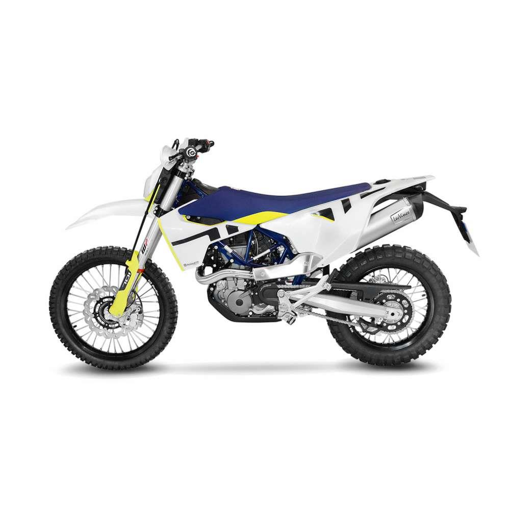 Sport Auspuff  EURO-5 LeoVince LV One EVO Edelstahl Husqvarna 701 Enduro/LR /Supermoto Bj.2021-2024 von LeoVince