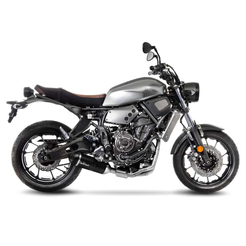 Sport Auspuff Komplettanlage LeoVince LV One EVO Carbon für Yamaha XSR 700 Bj.2016-2020 EURO-4 +ABE von LeoVince