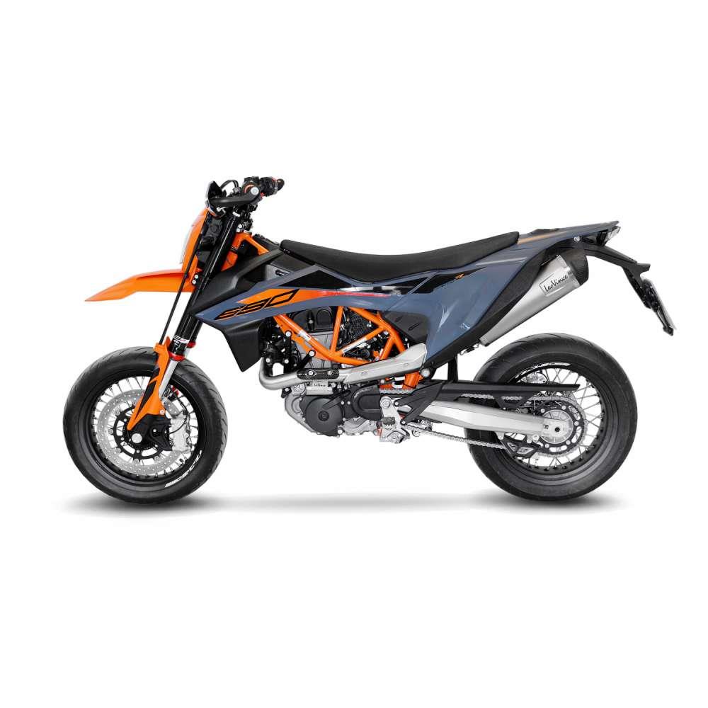 Sport Auspuff Komplettanlage LeoVince LV One EVO KTM 690 SMC R / Enduro R Bj.2019-2024 EURO4/5 +ABE von LeoVince