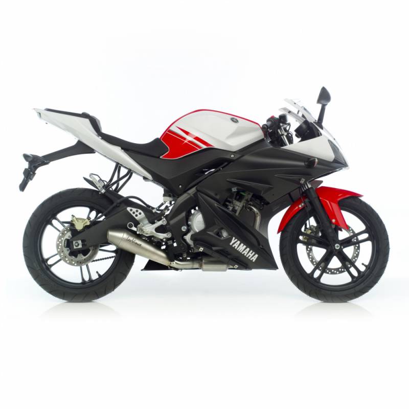 Sport Auspuff LeoVince GP Style Komplettanlage Yamaha YZF-R 125 Bj 2008-2013 Typ: RE06 +ABE von LeoVince