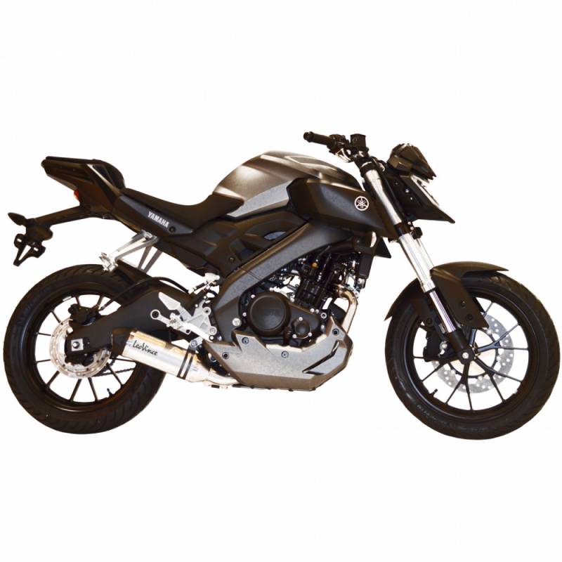 Sport Auspuff LeoVince LV One EVO Komplettanlage Yamaha MT-125 / ABS Bj. 2014-2016 Typ: RE11 +ABE von LeoVince