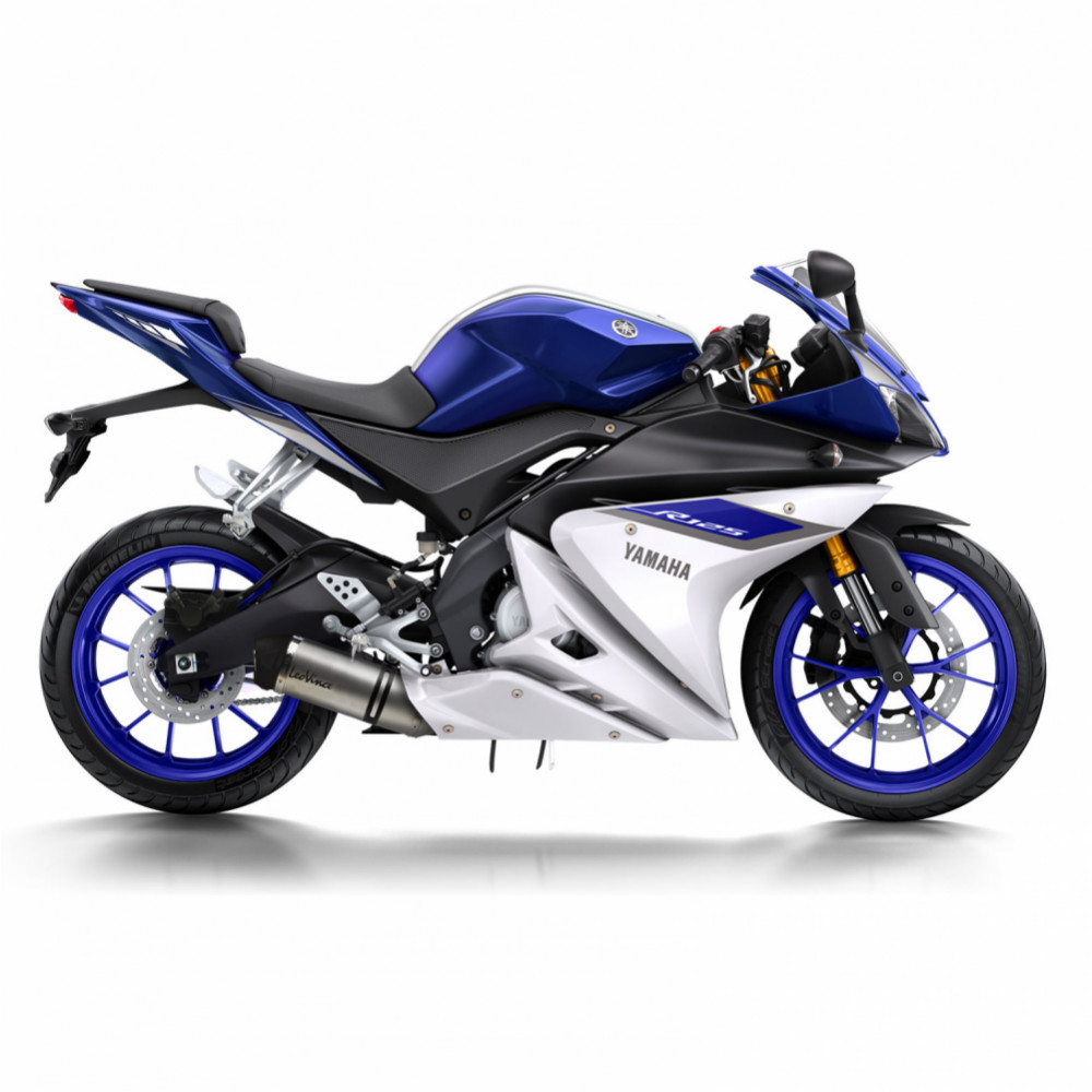 Sport Auspuff LeoVince LV One EVO Komplettanlage Yamaha YZF-R 125 Bj.2014-2016 Typ:RE11 EURO-3 +ABE von LeoVince