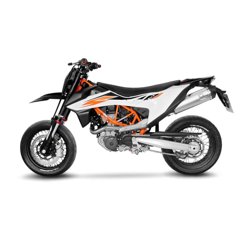 Sport Auspuff LeoVince LV One EVO für KTM 690 SMC R / Enduro R Bj.2019-2020 inkl. Kat EURO-4 +ABE von LeoVince